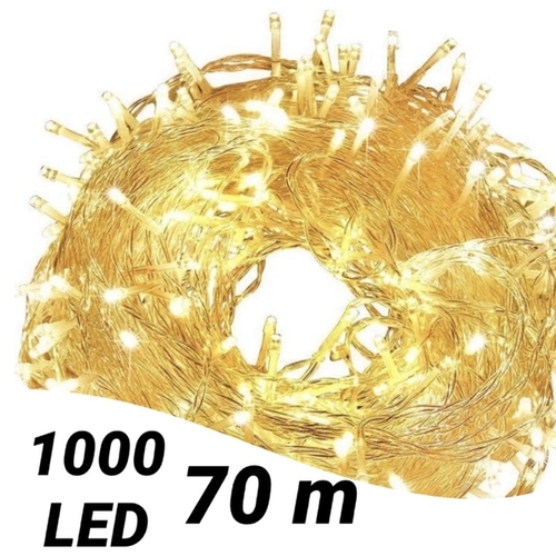Vianočná LED reťaz - 1000 LED, WW