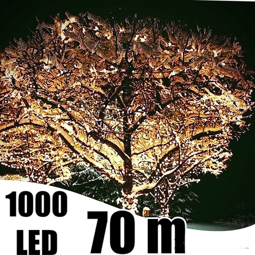  LED OSVETLENIE -  REŤAZ - 1000 LED, WW