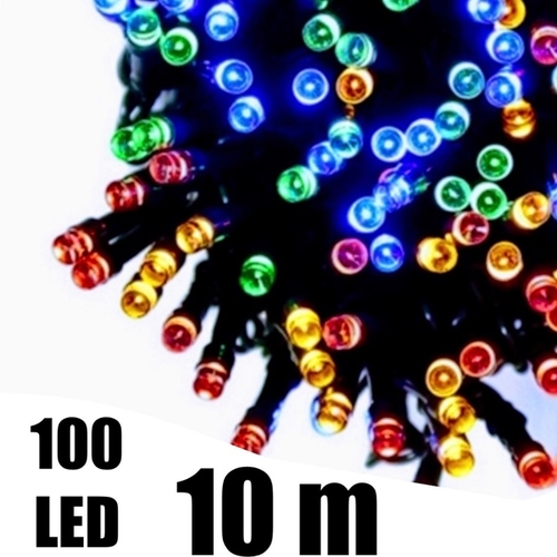 Vianočná LED reťaz - 10m, 100 LED, MC