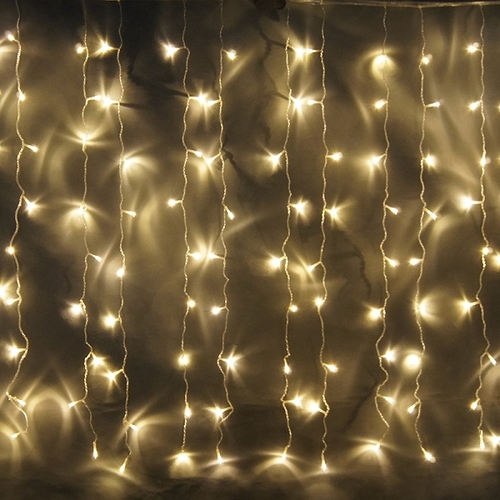 LED svetelný záves 1x1,5 m, FLASH, WW